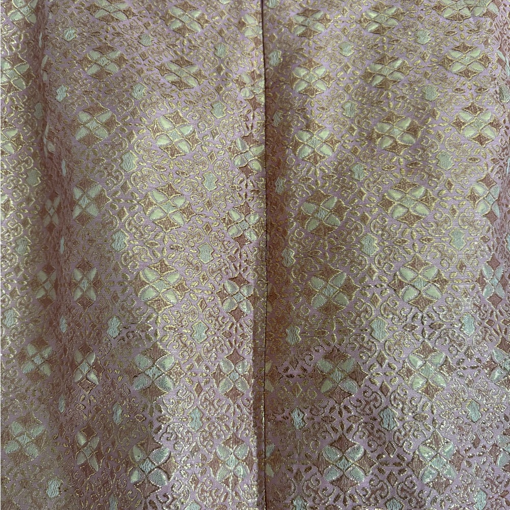 J. Crew Pink and Gold Brocade Mini Skirt - Picture 5 of 7